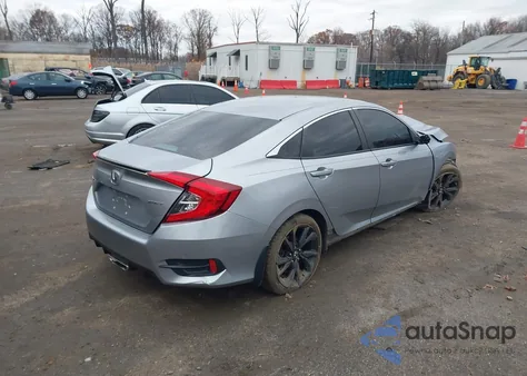2020 Honda Civic Sport из США, поврежденный, VIN 2HGFC2E85LH538853